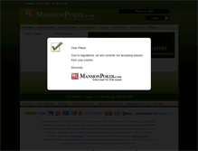 Tablet Screenshot of it.mansionpoker.com